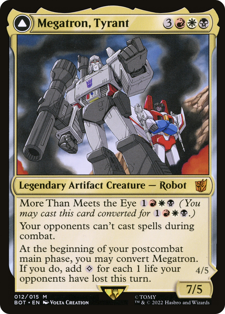 Megatron, Tyrant // Megatron, Destructive Force [Universes Beyond: Transformers] | Grognard Games