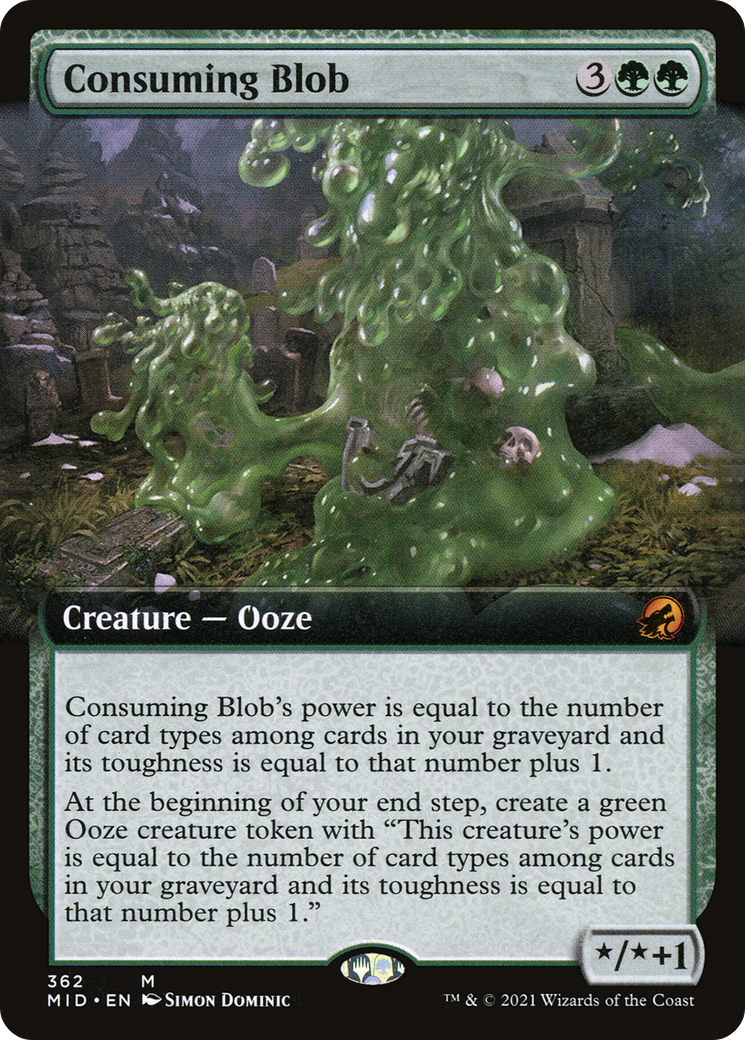 Consuming Blob (Extended) [Innistrad: Midnight Hunt] | Grognard Games