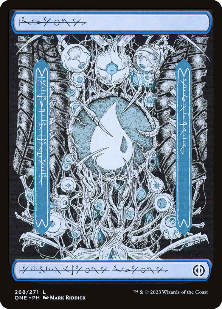 Island (268) (Phyrexian) [Phyrexia: All Will Be One] | Grognard Games