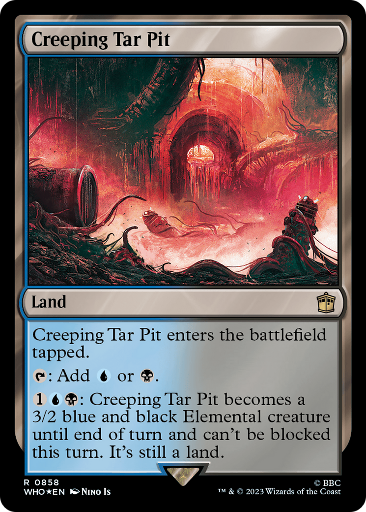 Creeping Tar Pit (Surge Foil) [Doctor Who] | Grognard Games