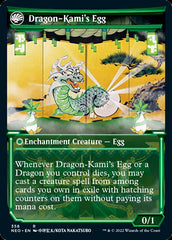 The Dragon-Kami Reborn // Dragon-Kami's Egg (Showcase Soft Glow) [Kamigawa: Neon Dynasty] | Grognard Games