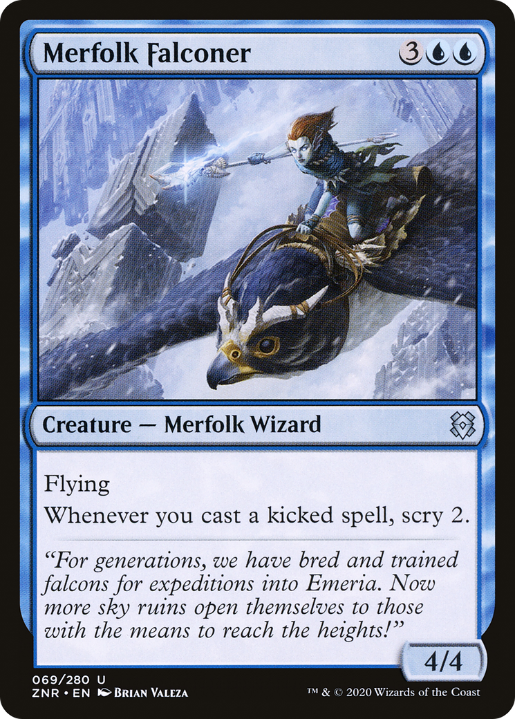 Merfolk Falconer [Zendikar Rising] | Grognard Games