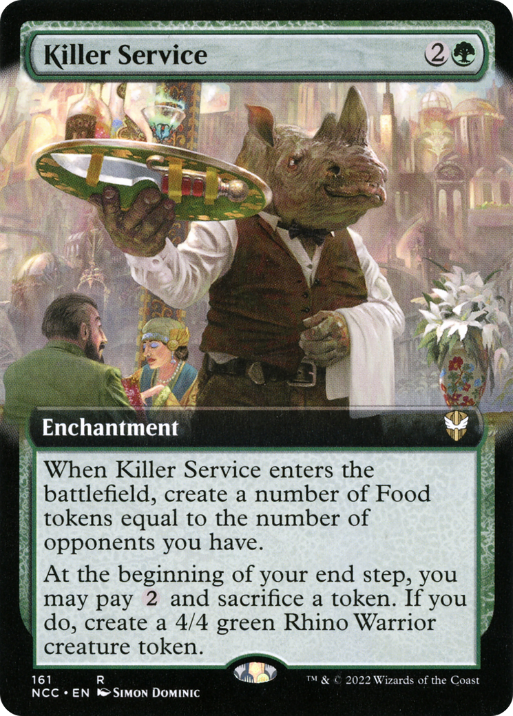 Killer Service (Extended Art) [Streets of New Capenna Commander] | Grognard Games