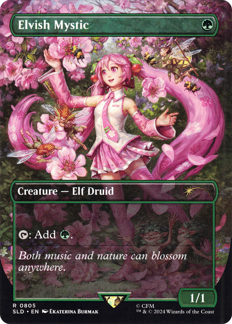 Elvish Mystic (SLD-805) - Secret Lair Drop Foil | Grognard Games