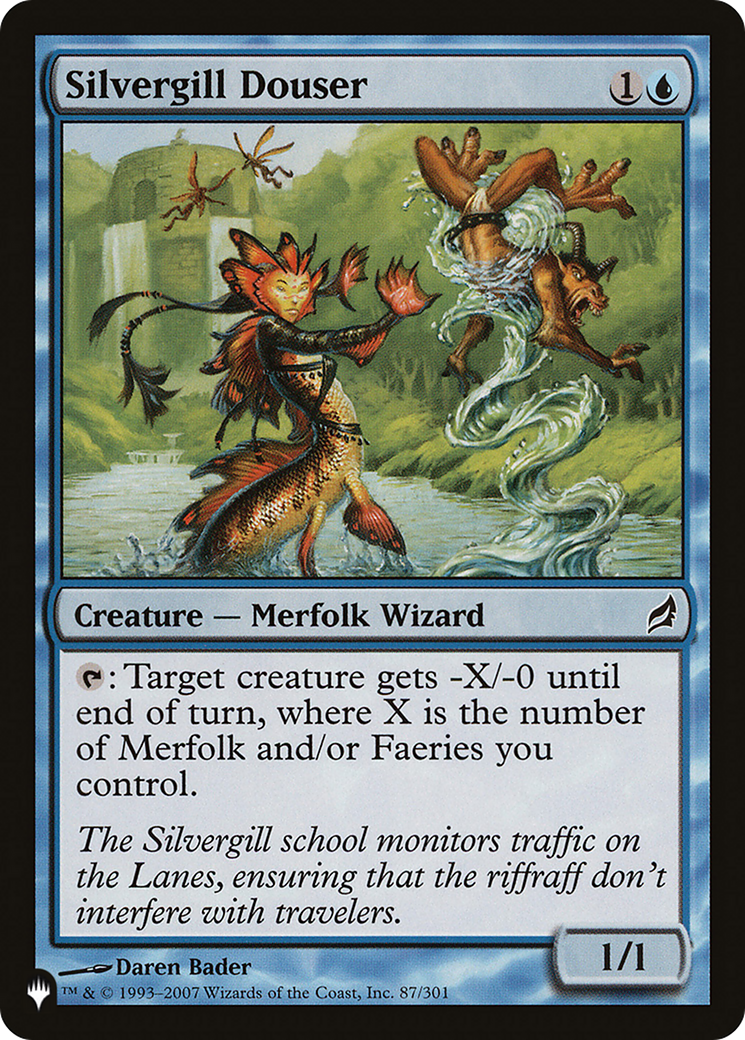 Silvergill Douser [The List] | Grognard Games
