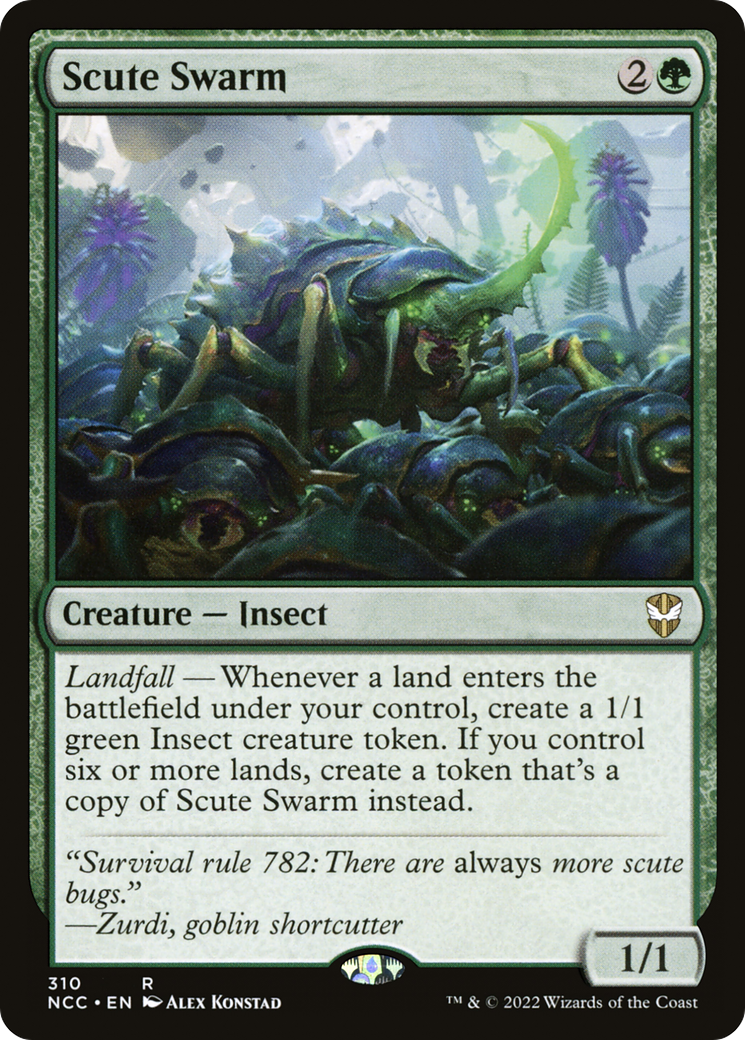Scute Swarm [Streets of New Capenna Commander] | Grognard Games
