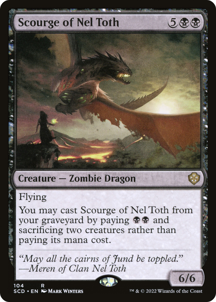 Scourge of Nel Toth [Starter Commander Decks] | Grognard Games