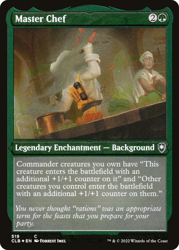 Master Chef (Foil Etched) [Commander Legends: Battle for Baldur's Gate] | Grognard Games