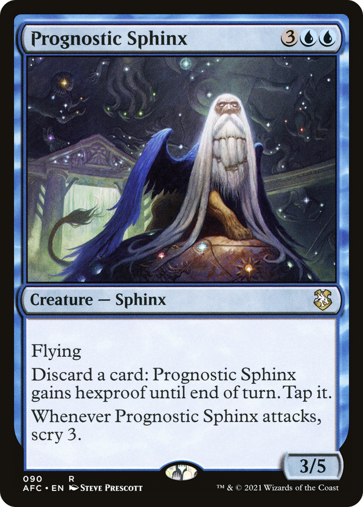 Prognostic Sphinx [Dungeons & Dragons: Adventures in the Forgotten Realms Commander] | Grognard Games