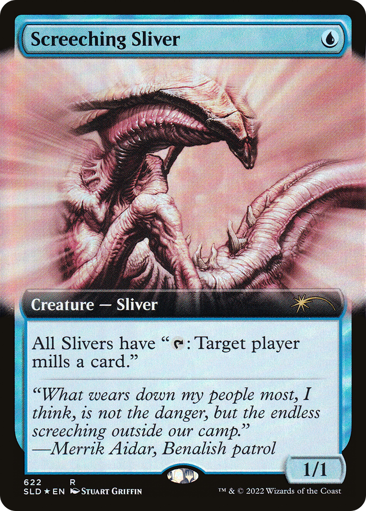 Screeching Sliver (Extended Art) [Secret Lair Drop Promos] | Grognard Games