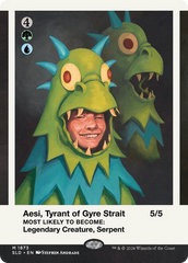 Aesi, Tyrant of Gyre Strait // Aesi, Tyrant of Gyre Strait (SLD-1873) - Secret Lair Drop (Borderless) | Grognard Games