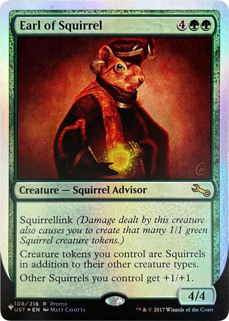 Earl of Squirrel (Unfinity Foil Edition) [The List] | Grognard Games
