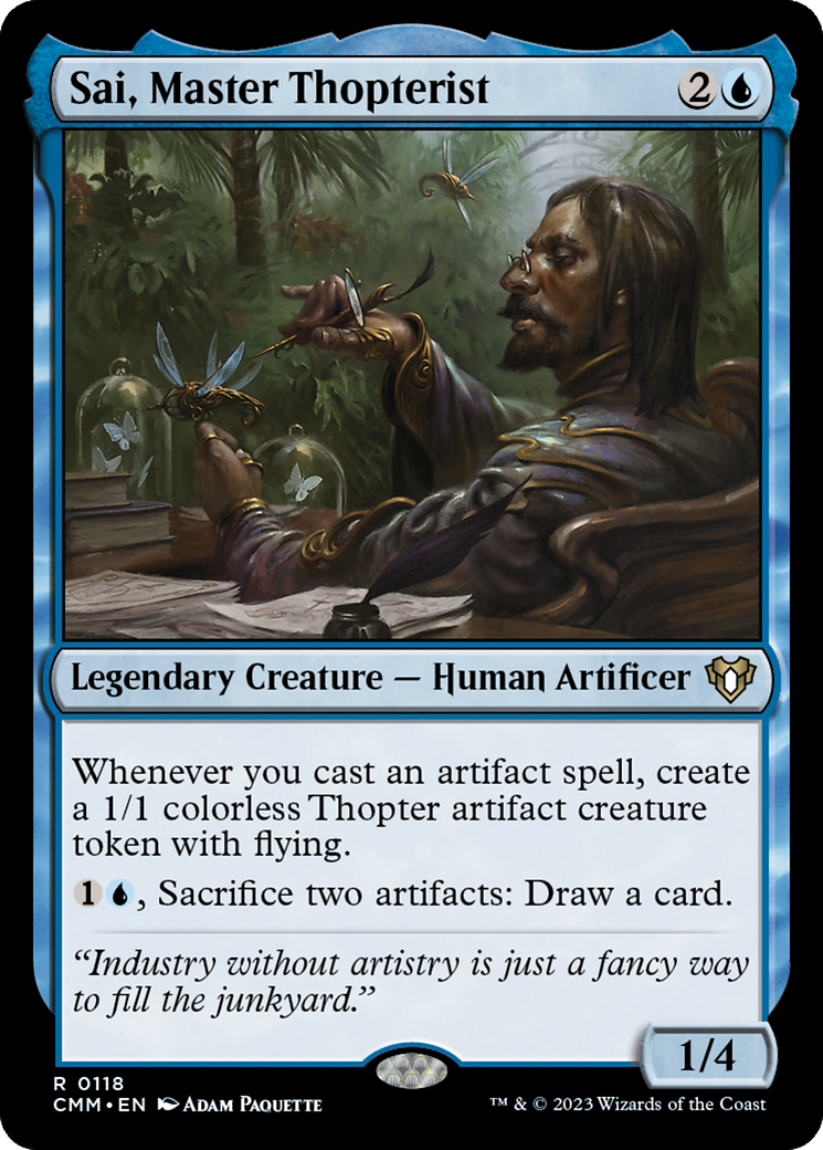 Sai, Master Thopterist [Commander Masters] | Grognard Games