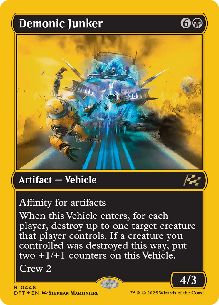 Demonic Junker (First-Place Foil) [Aetherdrift] | Grognard Games