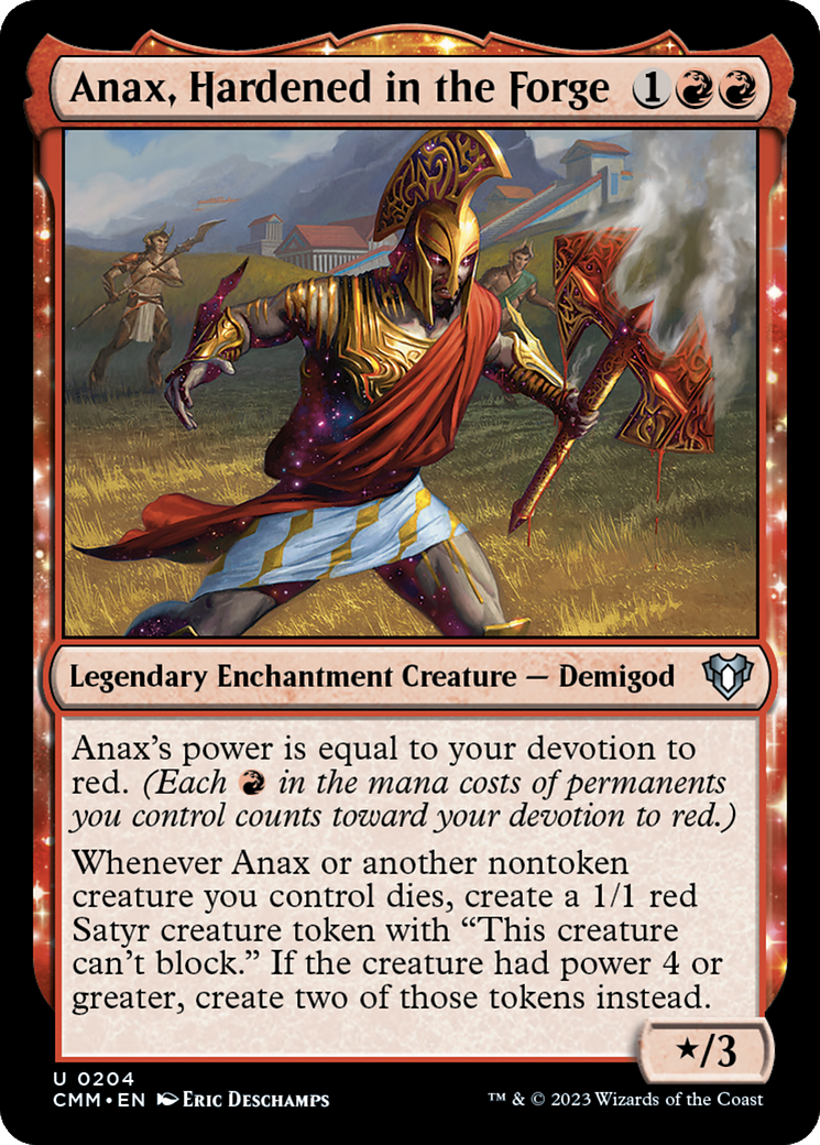 Anax, Hardened in the Forge [Commander Masters] | Grognard Games