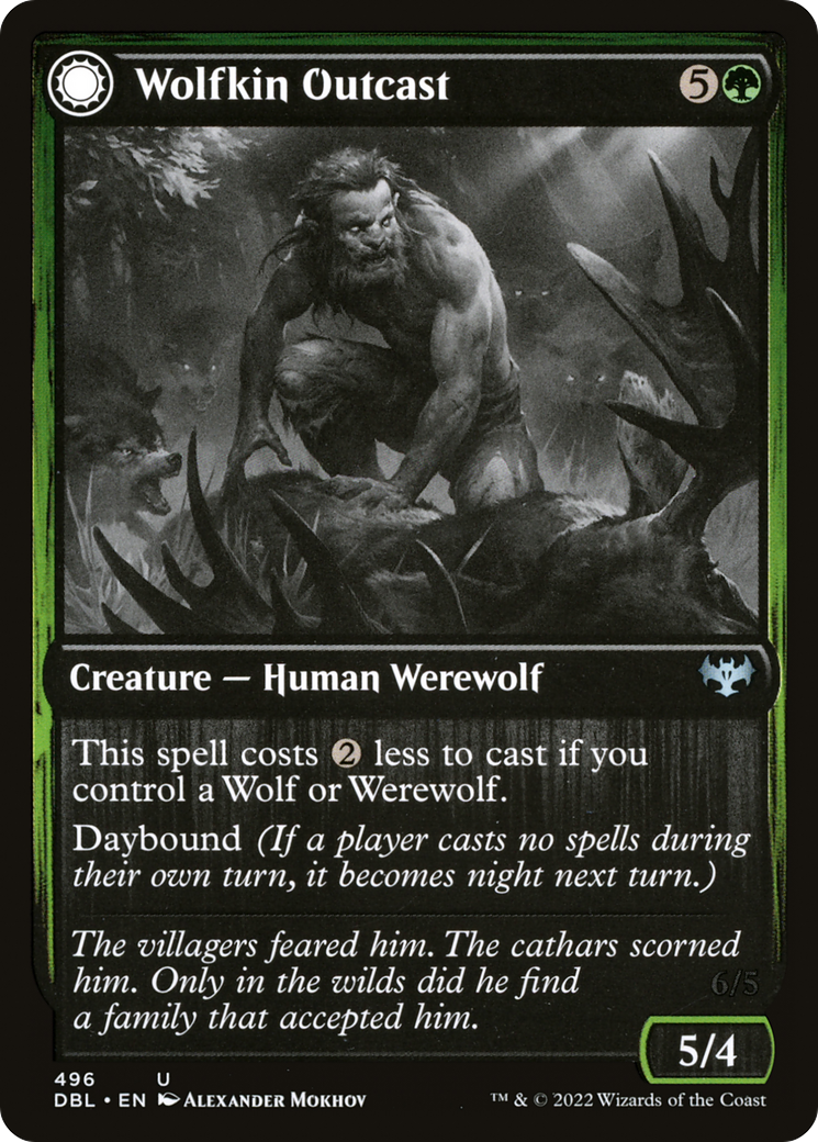 Wolfkin Outcast // Wedding Crasher [Innistrad: Double Feature] | Grognard Games