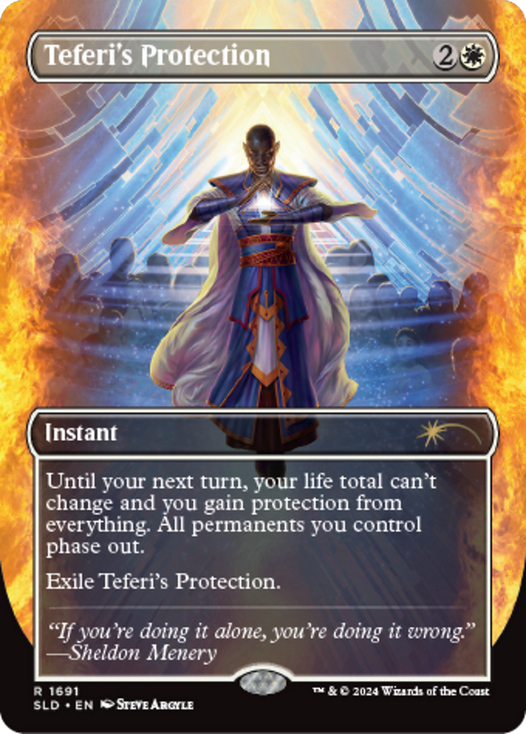 Teferi's Protection (1691) [Secret Lair: Sheldon's Spellbook] | Grognard Games