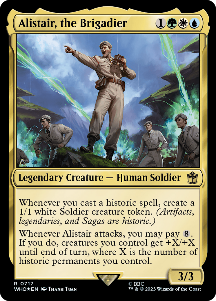 Alistair, the Brigadier (Surge Foil) [Doctor Who] | Grognard Games