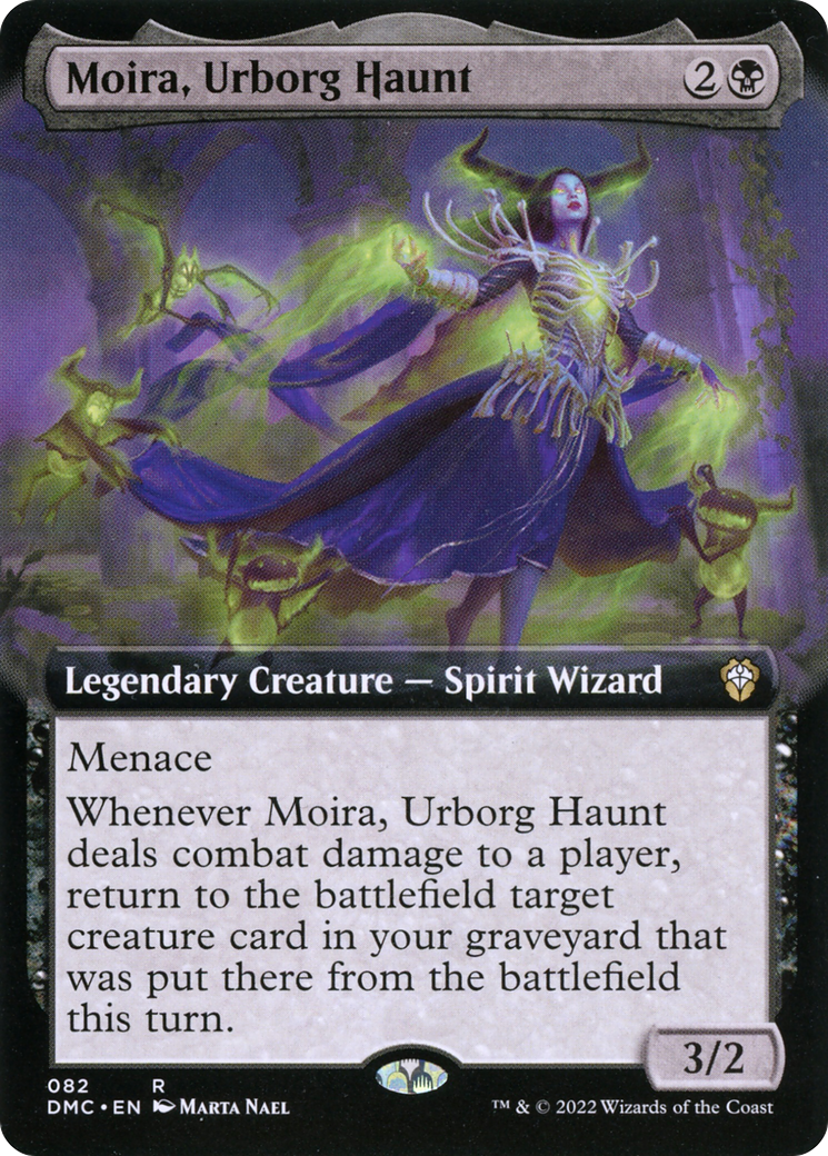 Moira, Urborg Haunt (Extended Art) [Dominaria United Commander] | Grognard Games