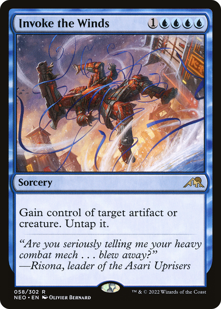 Invoke the Winds [Kamigawa: Neon Dynasty] | Grognard Games