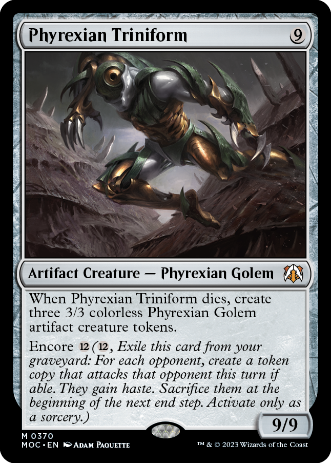 Phyrexian Triniform [March of the Machine Commander] | Grognard Games