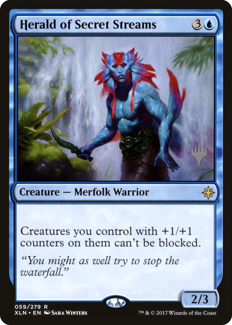 Herald of Secret Streams (Promo Pack) [Ixalan Promos] | Grognard Games