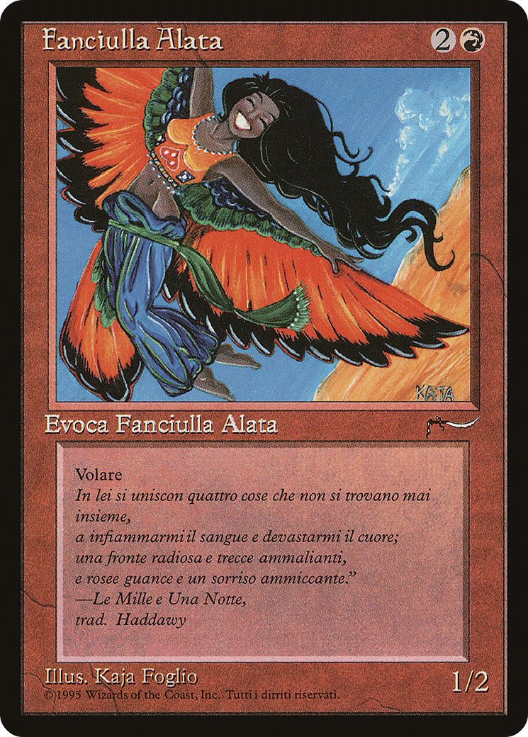 Bird Maiden (Italian) - "Fanciulla Alata" [Rinascimento] | Grognard Games