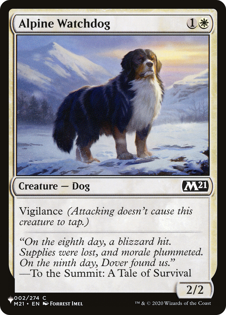 Alpine Watchdog [The List] | Grognard Games