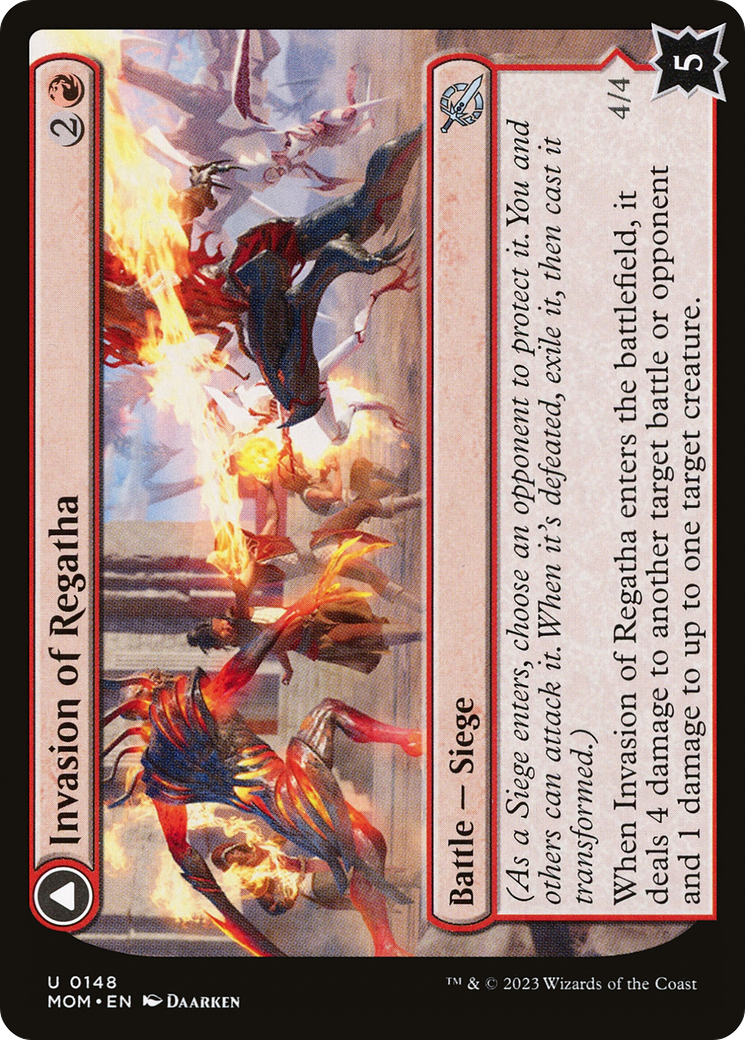 Invasion of Regatha // Disciples of the Inferno [March of the Machine] | Grognard Games