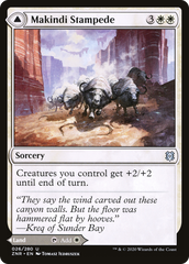 Makindi Stampede // Makindi Mesas [Zendikar Rising] | Grognard Games