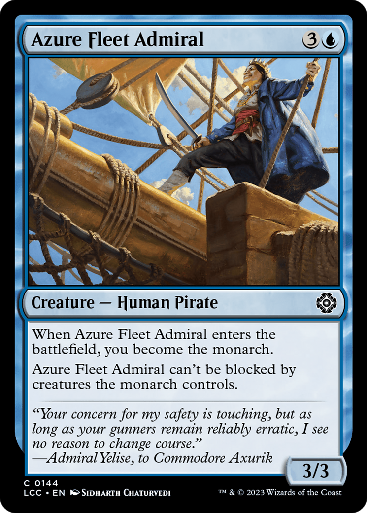 Azure Fleet Admiral [The Lost Caverns of Ixalan Commander] | Grognard Games