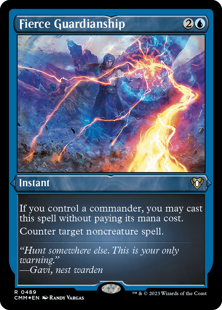 Fierce Guardianship (Foil Etched) [Commander Masters] | Grognard Games