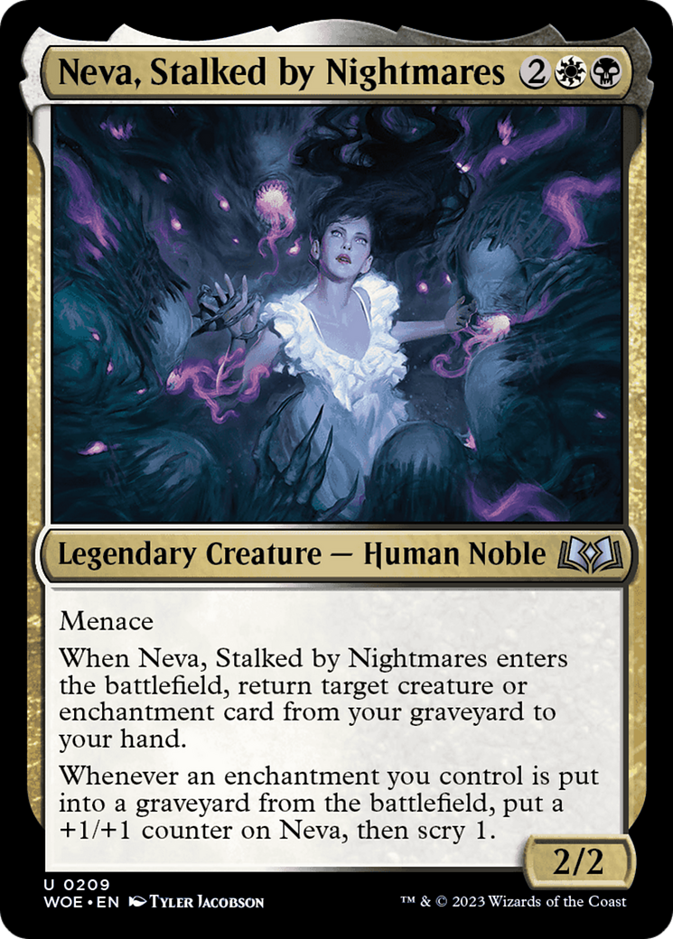 Neva, Stalked by Nightmares [Wilds of Eldraine] | Grognard Games