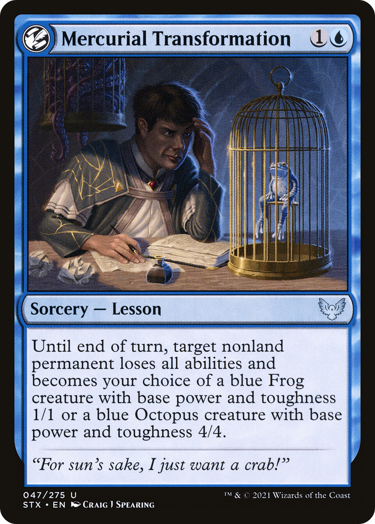 Mercurial Transformation [Strixhaven: School of Mages] | Grognard Games