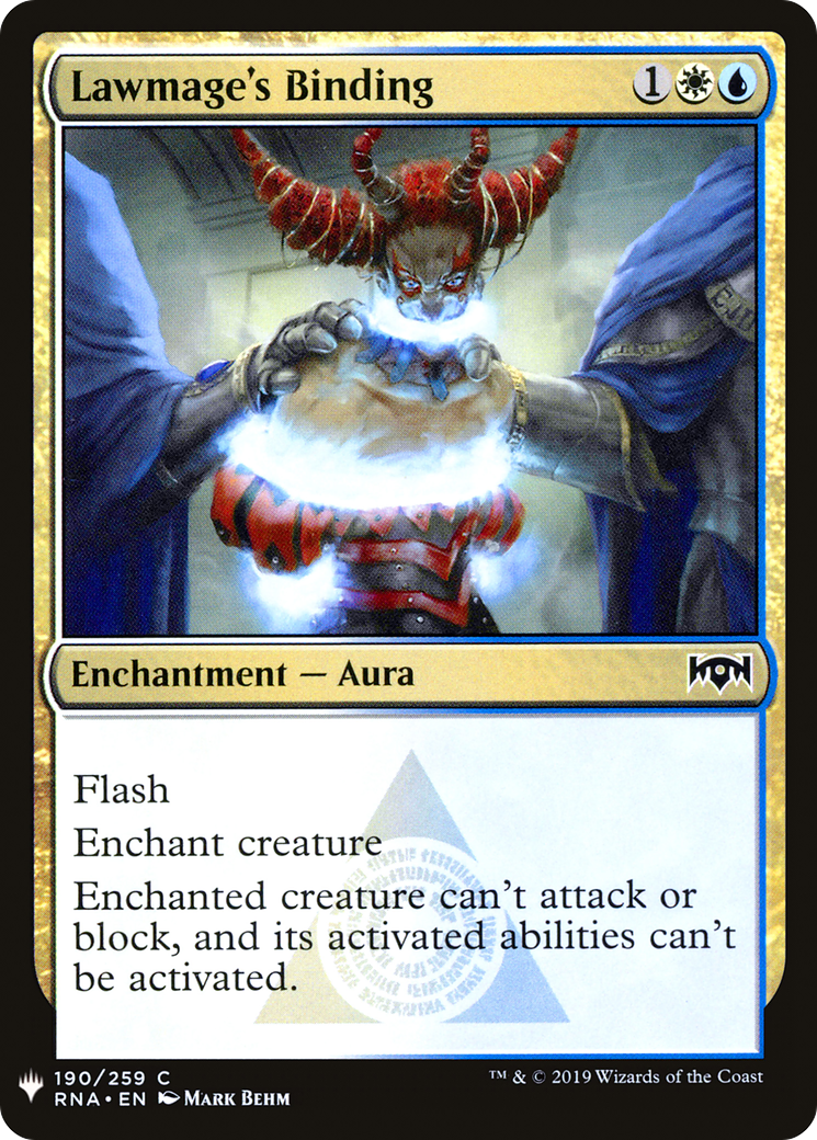 Lawmage's Binding [Mystery Booster] | Grognard Games
