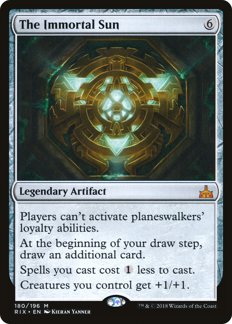 The Immortal Sun [Rivals of Ixalan] | Grognard Games