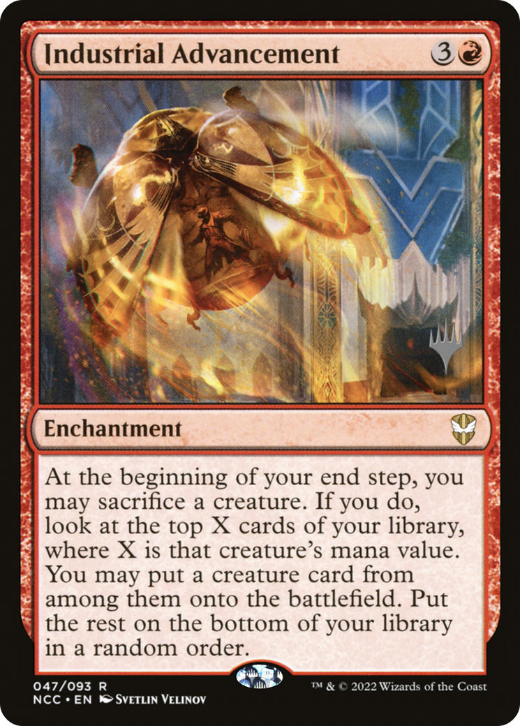 Industrial Advancement (Promo Pack) [Streets of New Capenna Commander Promos] | Grognard Games