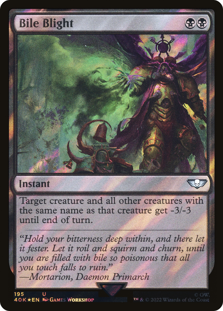 Bile Blight (Surge Foil) [Universes Beyond: Warhammer 40,000] | Grognard Games