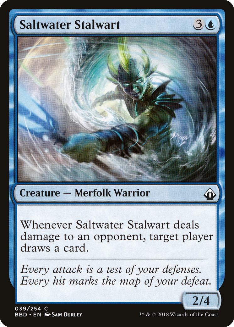 Saltwater Stalwart [Battlebond] | Grognard Games