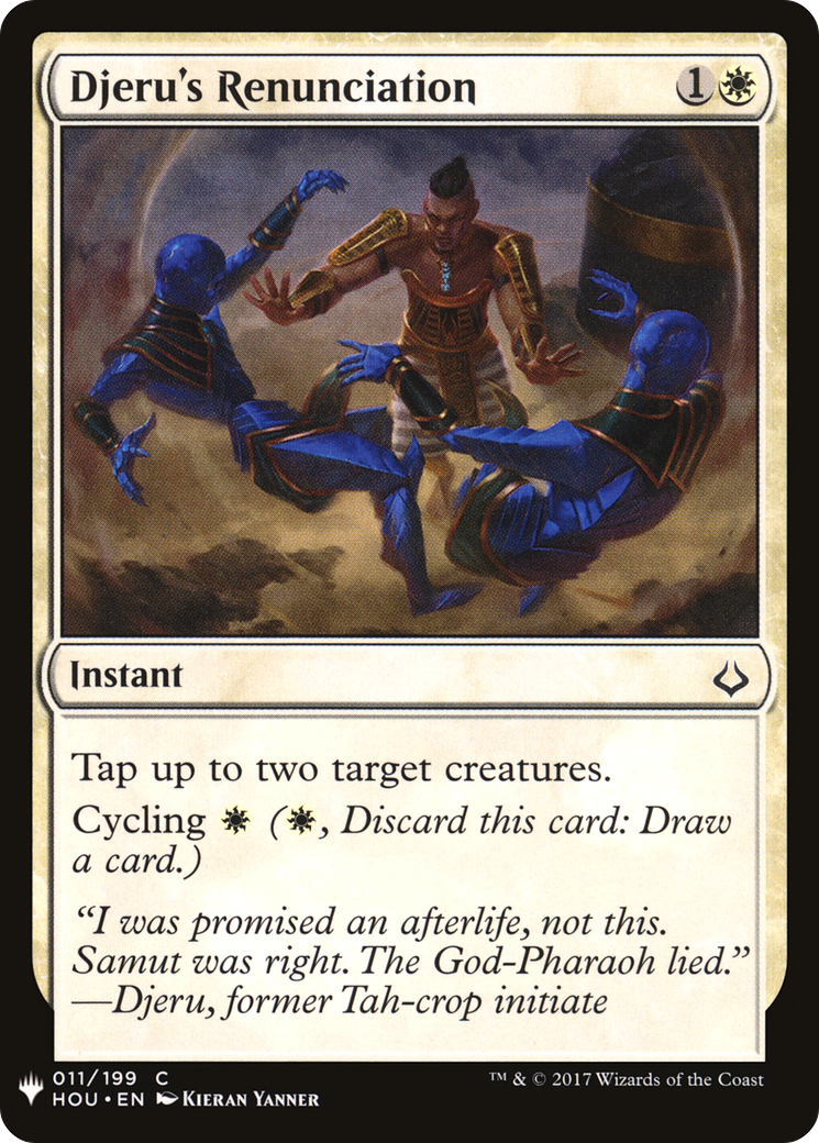 Djeru's Renunciation [Mystery Booster] | Grognard Games
