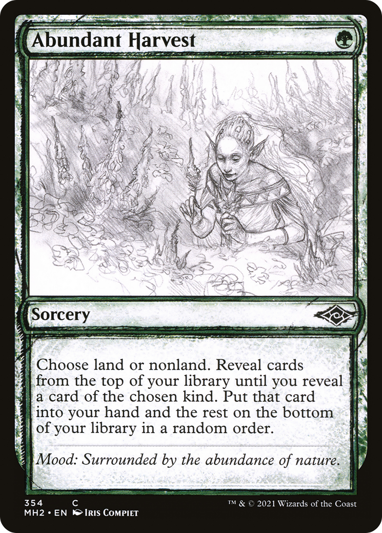 Abundant Harvest (Sketch) [Modern Horizons 2] | Grognard Games
