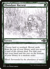 Abundant Harvest (Sketch) [Modern Horizons 2] | Grognard Games