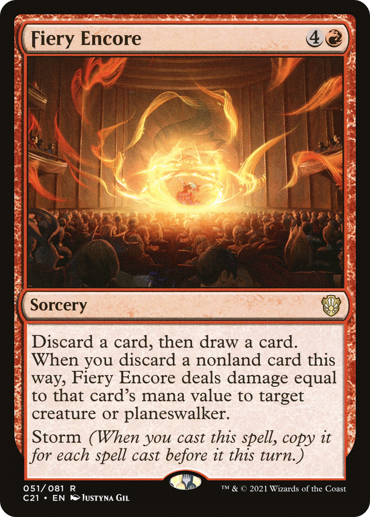 Fiery Encore [Commander 2021] | Grognard Games