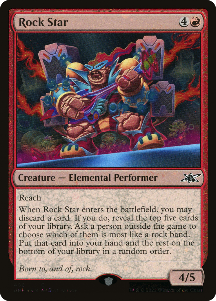 Rock Star (Galaxy Foil) [Unfinity] | Grognard Games