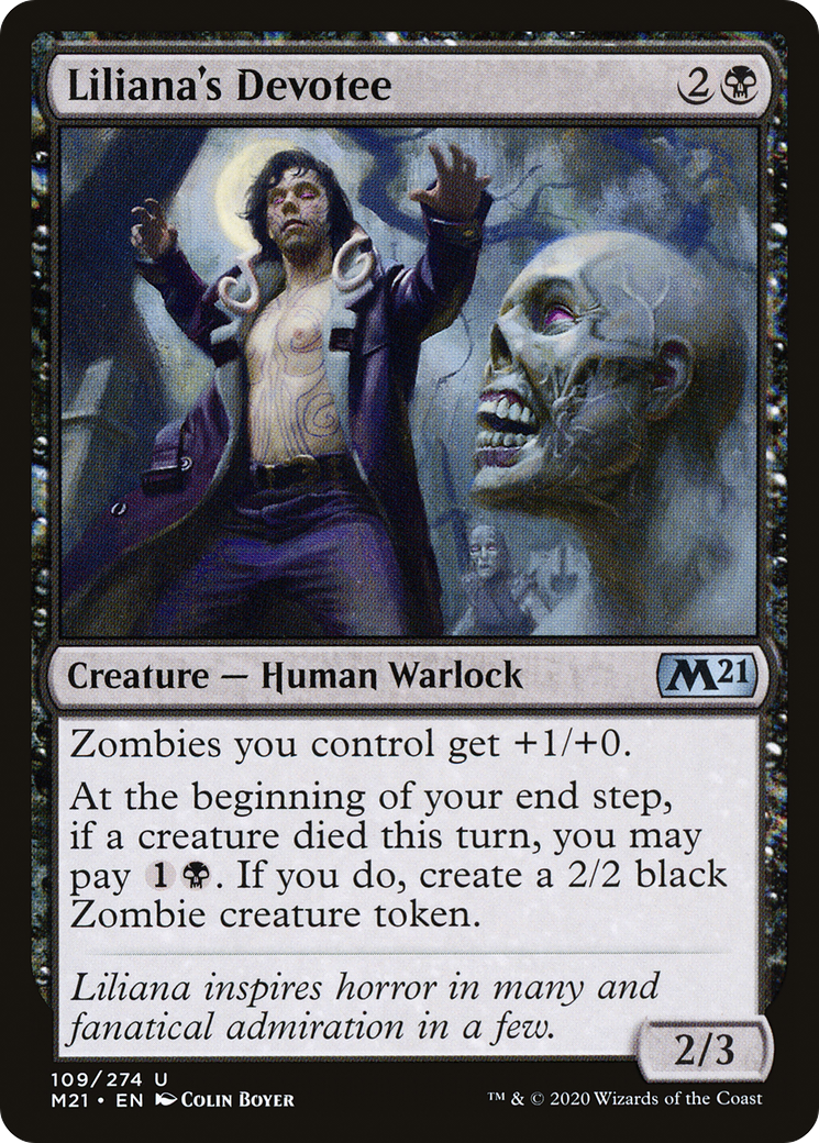 Liliana's Devotee (M21-109) - Core Set 2021 | Grognard Games