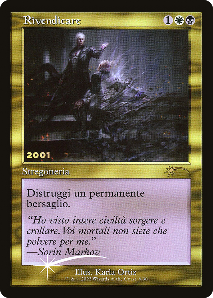 Rivendicare (Vindicate) [30th Anniversary Promos] | Grognard Games