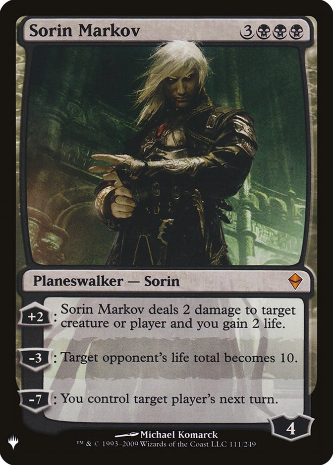 Sorin Markov [Mystery Booster] | Grognard Games