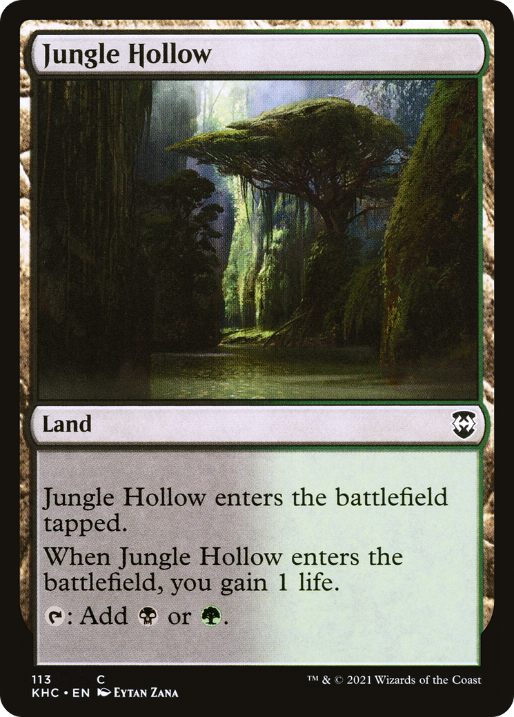 Jungle Hollow [Kaldheim Commander] | Grognard Games