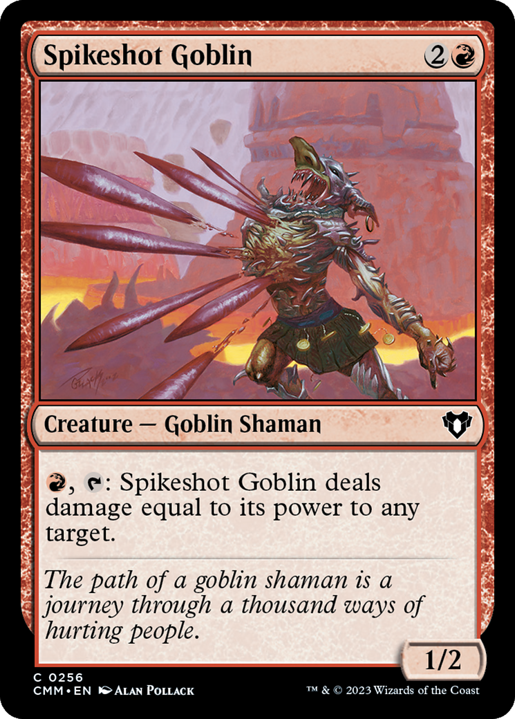 Spikeshot Goblin [Commander Masters] | Grognard Games
