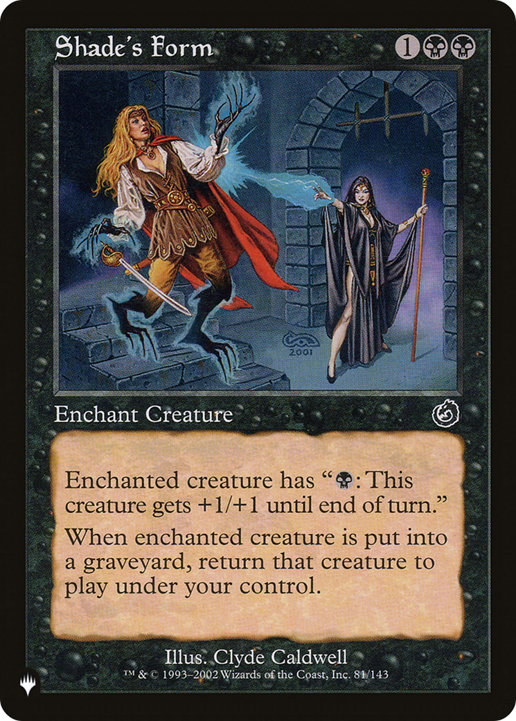 Shade's Form [The List] | Grognard Games